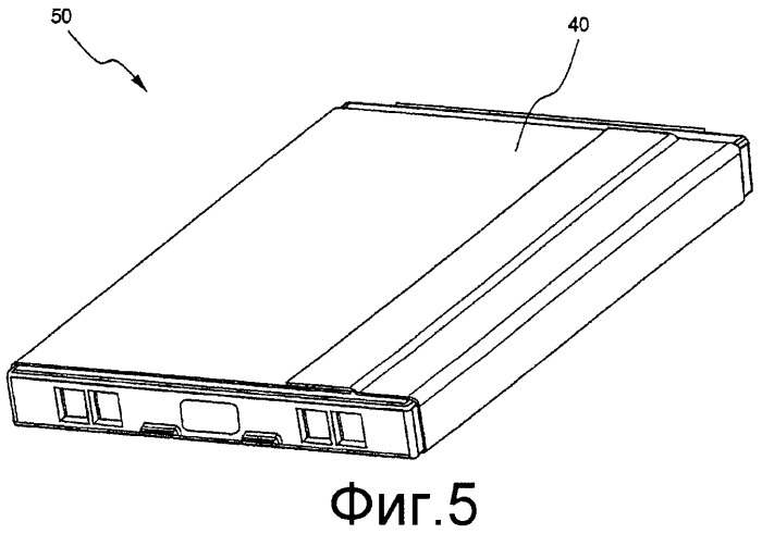 Аккумуляторный источник питания очень малой толщины (патент 2355070)