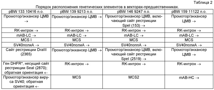 Вектор экспрессии млекопитающих (патент 2494147)