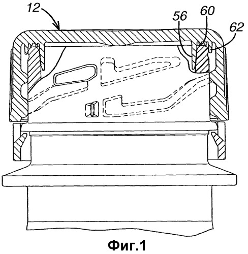 Резьбовой узел укупорочного средства (патент 2374155)