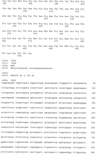 Pscaxcd3, cd19xcd3, c-metxcd3, эндосиалинxcd3, epcamxcd3, igf-1rxcd3 или fap-альфаxcd3 биспецифическое одноцепочечное антитело с межвидовой специфичностью (патент 2547600)