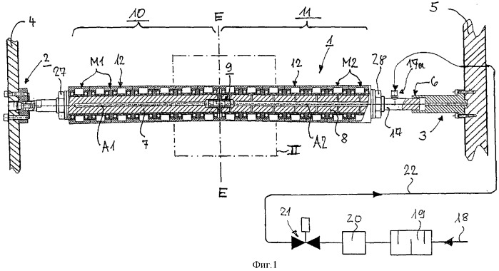 Ширильное устройство для ведения лент без складок (патент 2304645)