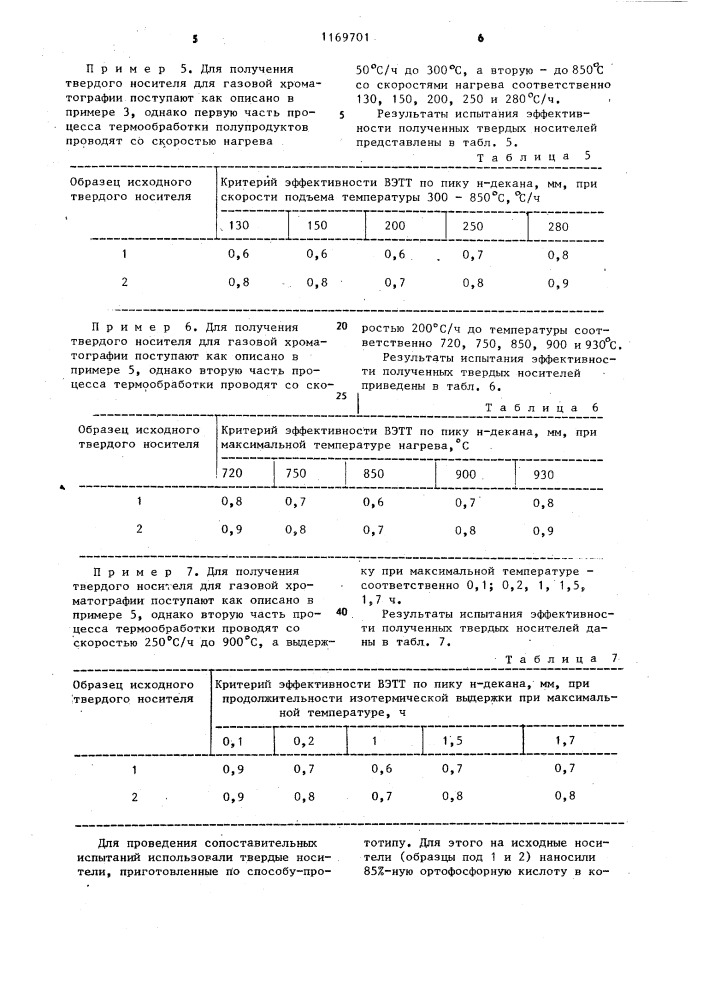 Способ получения твердого носителя для газовой хроматографии (патент 1169701)