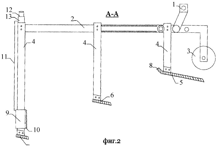 Устройство для основной обработки почвы (патент 2299537)