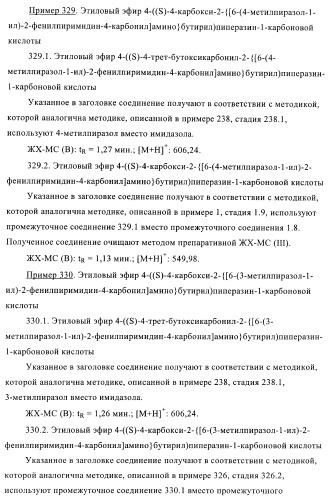 Производные пиримидина и их применение в качестве антагонистов рецептора p2y12 (патент 2410393)