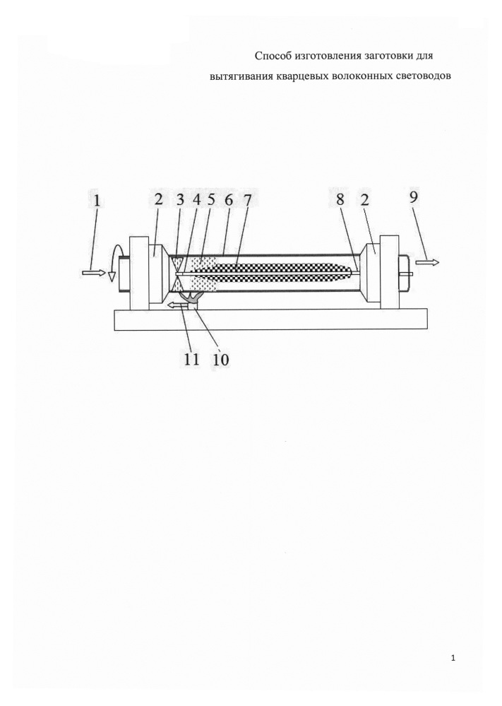 Способ изготовления заготовки для вытягивания кварцевых волоконных световодов (патент 2649989)