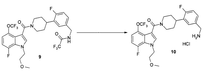 [4-(5-аминометил-2-фторфенил)-пиперидин-1-ил]-[7-фтор-1-(2-метоксиэтил)-4-трифторметокси-1н-индол-3-ил]-метанон как ингибитор триптазы тучных клеток (патент 2509766)