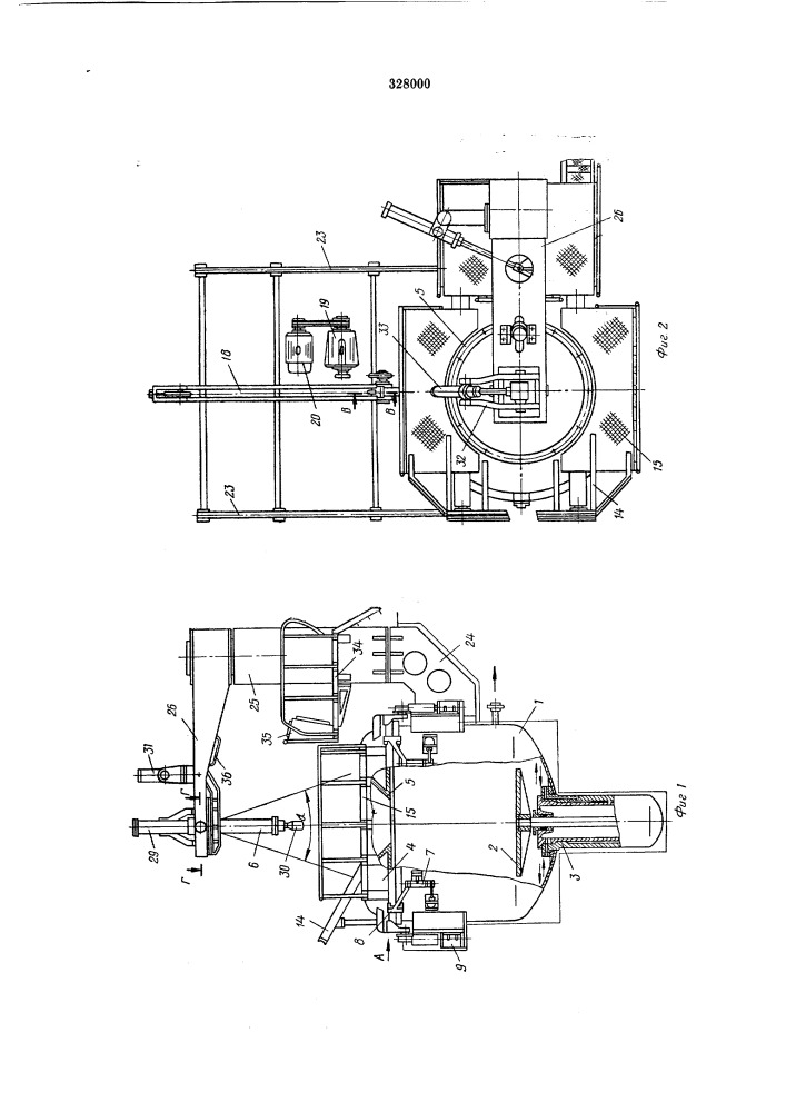Устройство для формования покрышек пневматических шин (патент 328000)