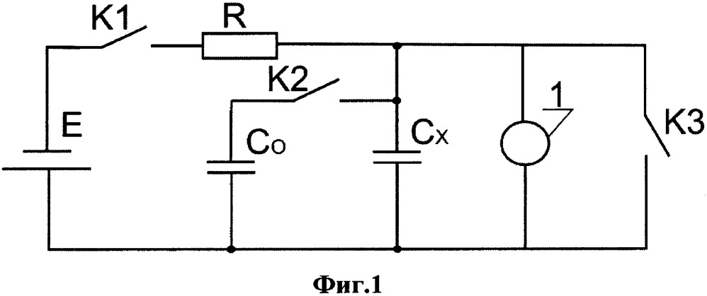 Способ измерения электрической емкости (патент 2660283)