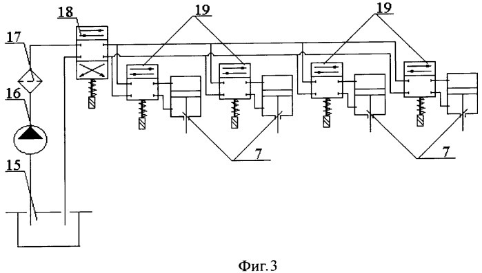 Устройство автоматического выравнивания опорной платформы (патент 2342310)