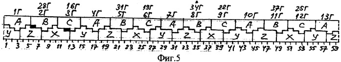 Трехфазная двухслойная электромашинная обмотка в z=177&#183;c пазах при 2p=22&#183;c и 2p=26&#183;c полюсах (патент 2335076)