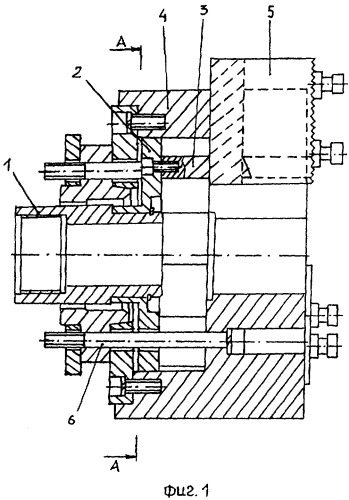 Патрон для автоматизированного зажима заготовки (патент 2336974)