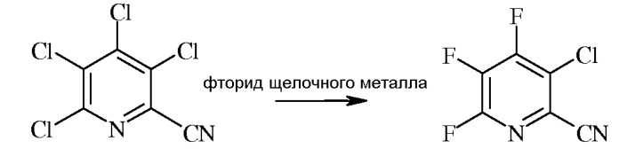 Способ получения 4-амино-3-хлор-5-фтор-6-(замещенных)пиколинатов (патент 2545021)