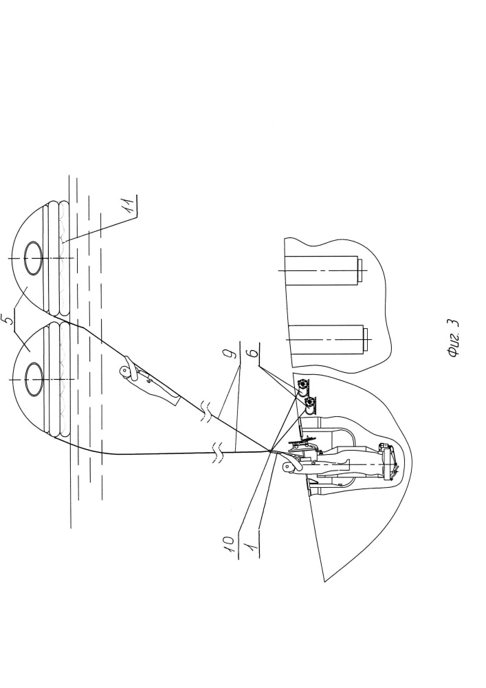 Устройство для удержания спасательного плота над аварийной подводной лодкой, лежащей на грунте, и способ его использования (патент 2611859)