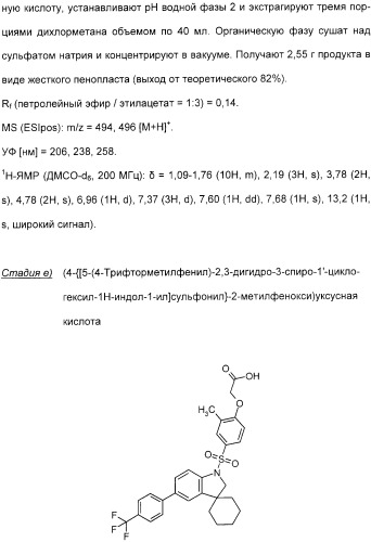 Производные индолинфенилсульфамида (патент 2328485)