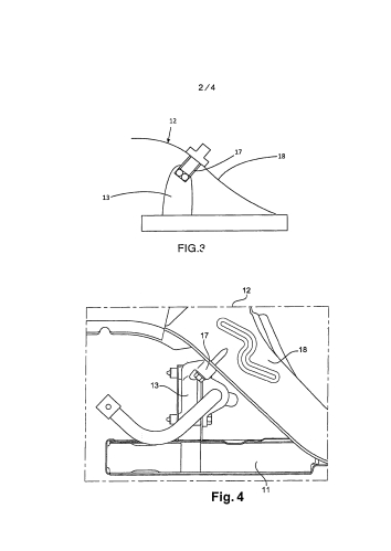 Устройство для соединения подрамника с лонжеронами (патент 2576310)
