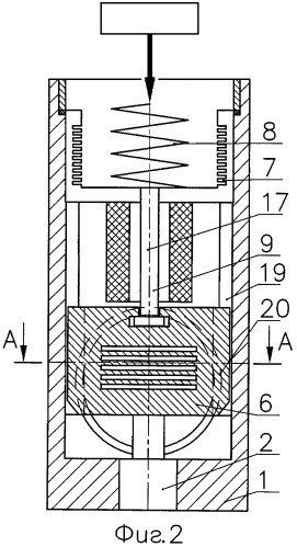 Клапан импульсно-предохранительный шиберный прямого действия (варианты) (патент 2459991)
