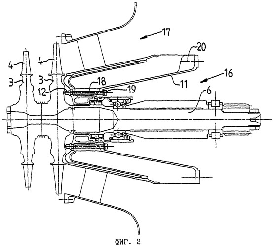 Турбомашина, представляющая собой турбину или компрессор, и способ ее сборки (патент 2291306)