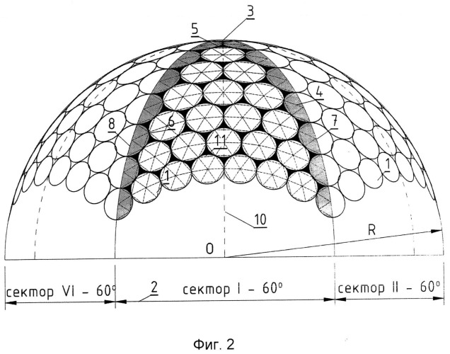 Сборная сферическая оболочка (патент 2520192)