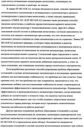 Способ устранения образования отложений в газофазных реакторах (патент 2348650)