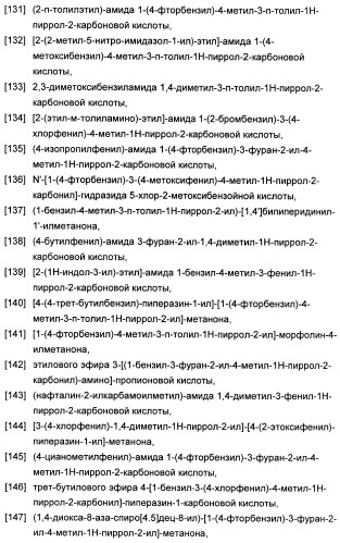 1,3-дизамещенные 4-метил-1н-пиррол-2-карбоксамиды и их применение для изготовления лекарственных средств (патент 2463294)