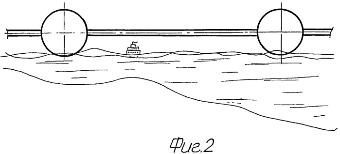 Морской мост (патент 2498003)