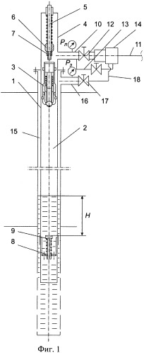 Установка для удаления пластовой жидкости из скважины и способ его осуществления (патент 2471968)
