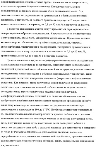 Модифицированный силаном оксидный или силикатный наполнитель, способ его получения и его применение (патент 2326145)