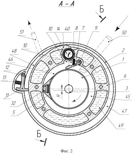 Роторно-поршневой двигатель внутреннего сгорания (патент 2538990)