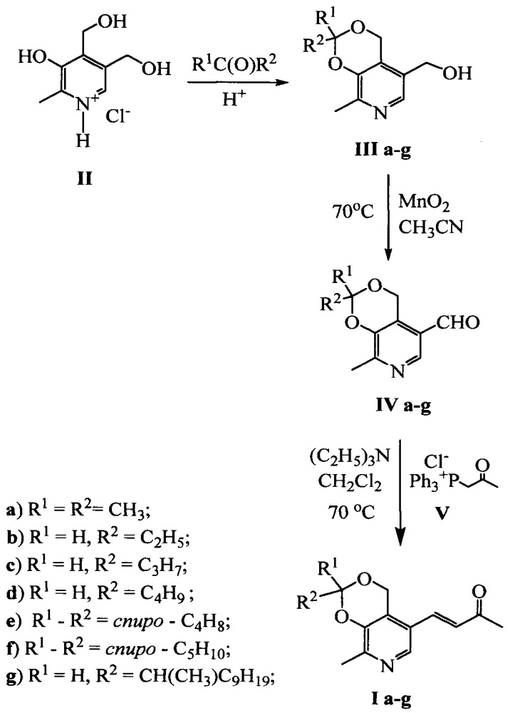 Производные пиридоксина и ацетона с противоопухолевой активностью (патент 2639879)