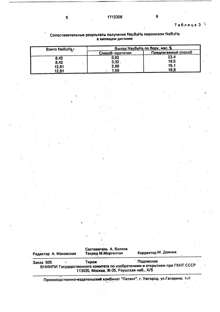 Способ получения гексагидридоклозогексабората натрия (патент 1712308)