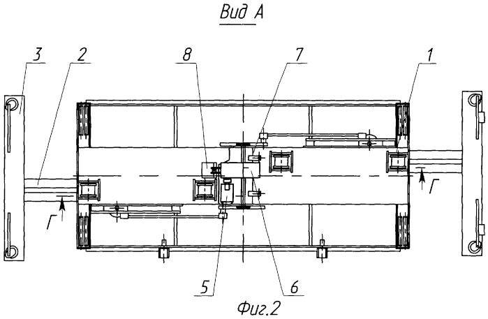 Захватное устройство для контейнеров (патент 2288885)