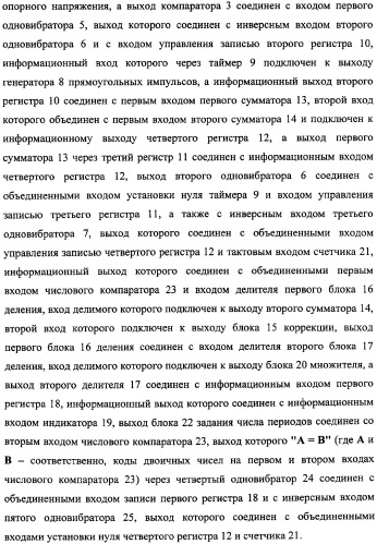 Частотомер промышленного напряжения ермакова-федорова (варианты) (патент 2362175)