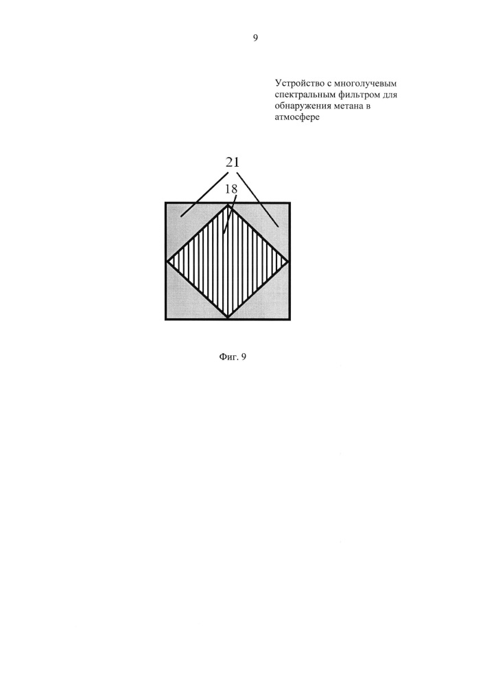 Устройство с многолучевым спектральным фильтром для обнаружения метана в атмосфере (патент 2629886)