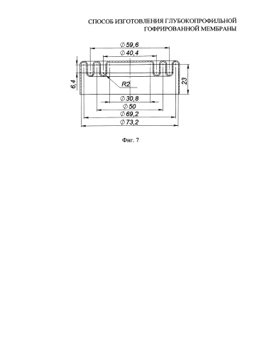 Способ изготовления глубокопрофильной гофрированной мембраны (патент 2576970)