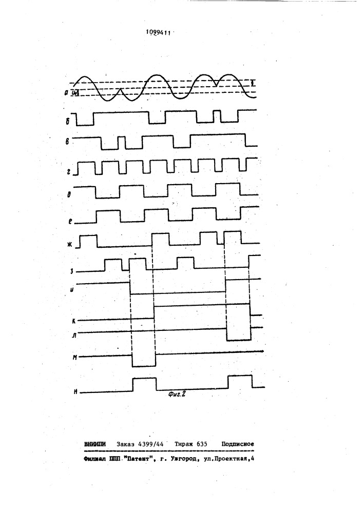 Демодулятор сигналов относительной фазовой манипуляции (патент 1099411)