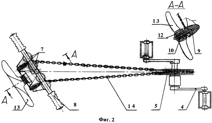 Водный велосипед (патент 2520849)