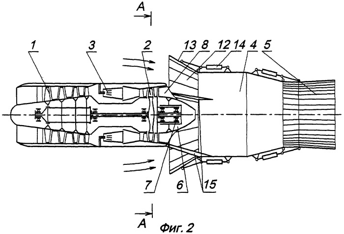 Воздушно-реактивный двигатель (патент 2305200)