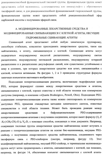 Высокоэффективные конъюгаты и гидрофильные сшивающие агенты (линкеры) (патент 2487877)