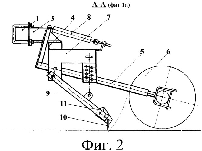Устройство почвообрабатывающего орудия (патент 2442301)
