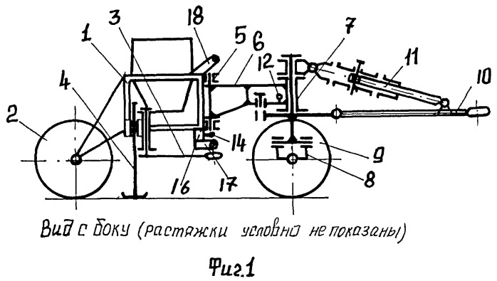 Сеялка зернотуковая мобильная (патент 2521512)