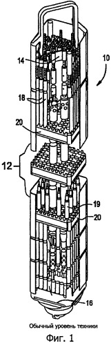 Конструкции топливного стержня, использующие внутреннюю распорную деталь, и способы их использования (патент 2473985)