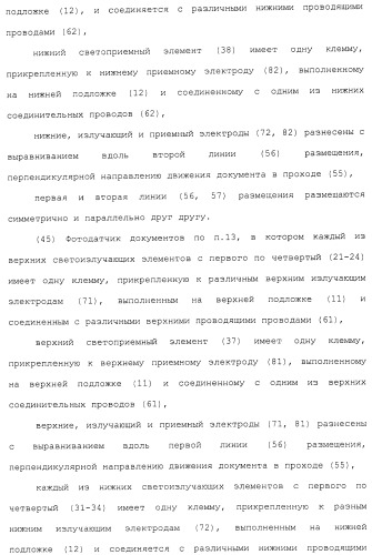 Фотодатчик документов из установленных на поверхности элементов (патент 2488169)