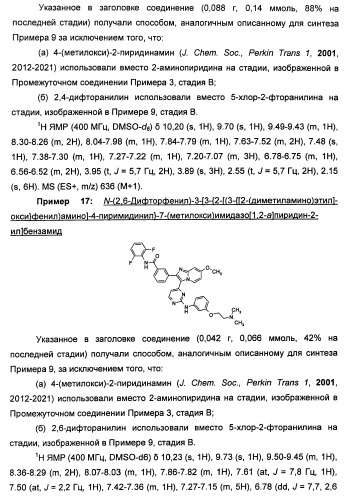 Имидазопиридиновые ингибиторы киназ (патент 2469036)