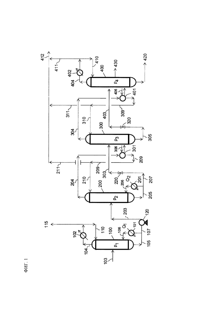 Способ и установка для дистилляции метанола с регенерацией тепла (патент 2611499)
