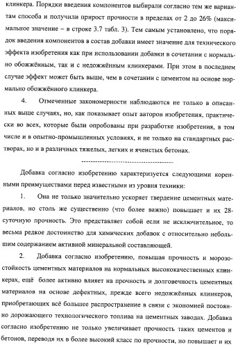 Добавка к цементу, смеси на его основе и способ ее получения (варианты) (патент 2441853)