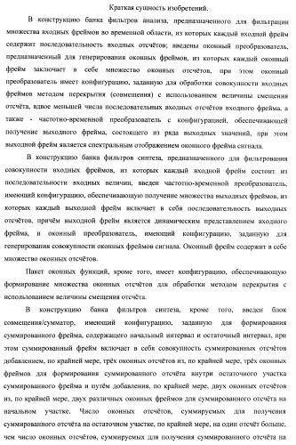 Банк фильтров анализа, банк фильтров синтеза, кодер, декодер, смеситель и система конференц-связи (патент 2426178)