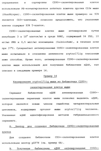 Новый лиганд рецептора цитокина zcytor17 (патент 2360923)