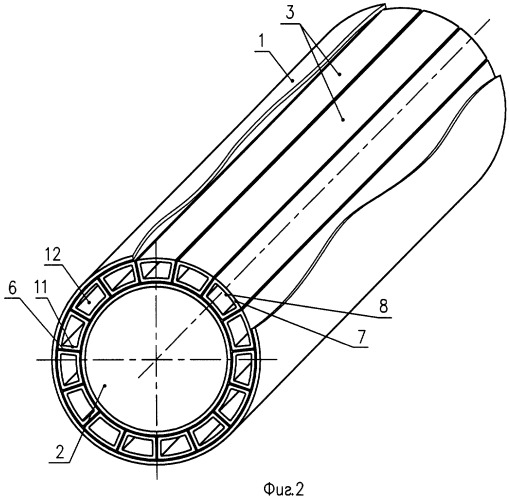 Труба-оболочка из композиционных материалов (варианты) (патент 2287106)