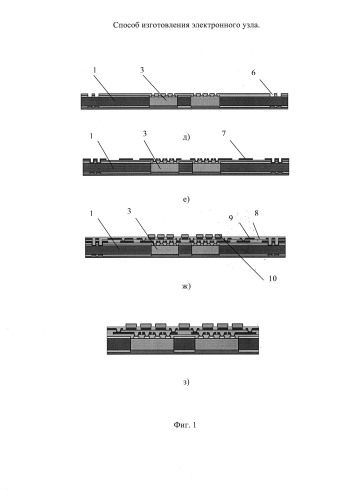 Способ изготовления электронного узла (патент 2581155)