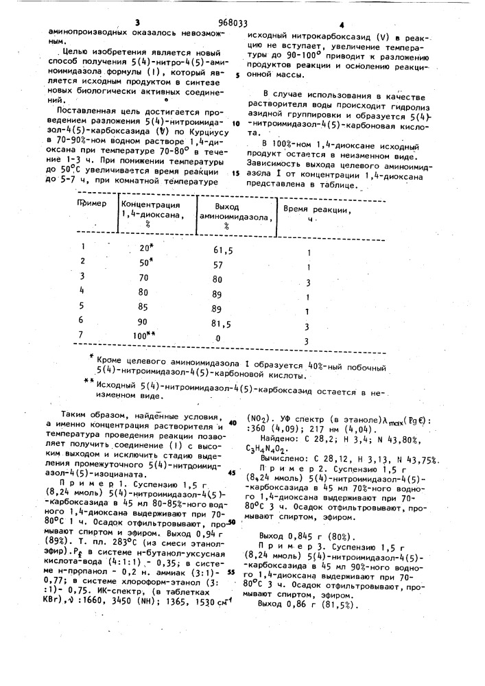 Способ получения 4(5)-аминопроизводных имидазола (патент 968033)